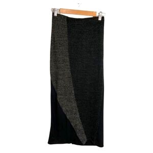 Alembika blocked patterned pencil midi skirt size 1